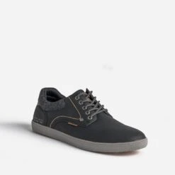 Tennis Noir Détail Textile Chiné -Caprices Chaussures Boutique WWWERM 10271390663 1