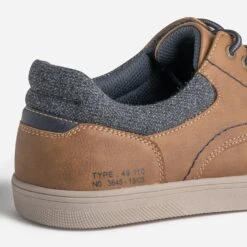 Tennis Cognac Détail Textile Chiné -Caprices Chaussures Boutique WWWERM 10271390664 5