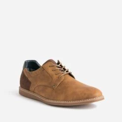 Derby Camel Et Marron Foncé -Caprices Chaussures Boutique WWWERM 10271400032 1