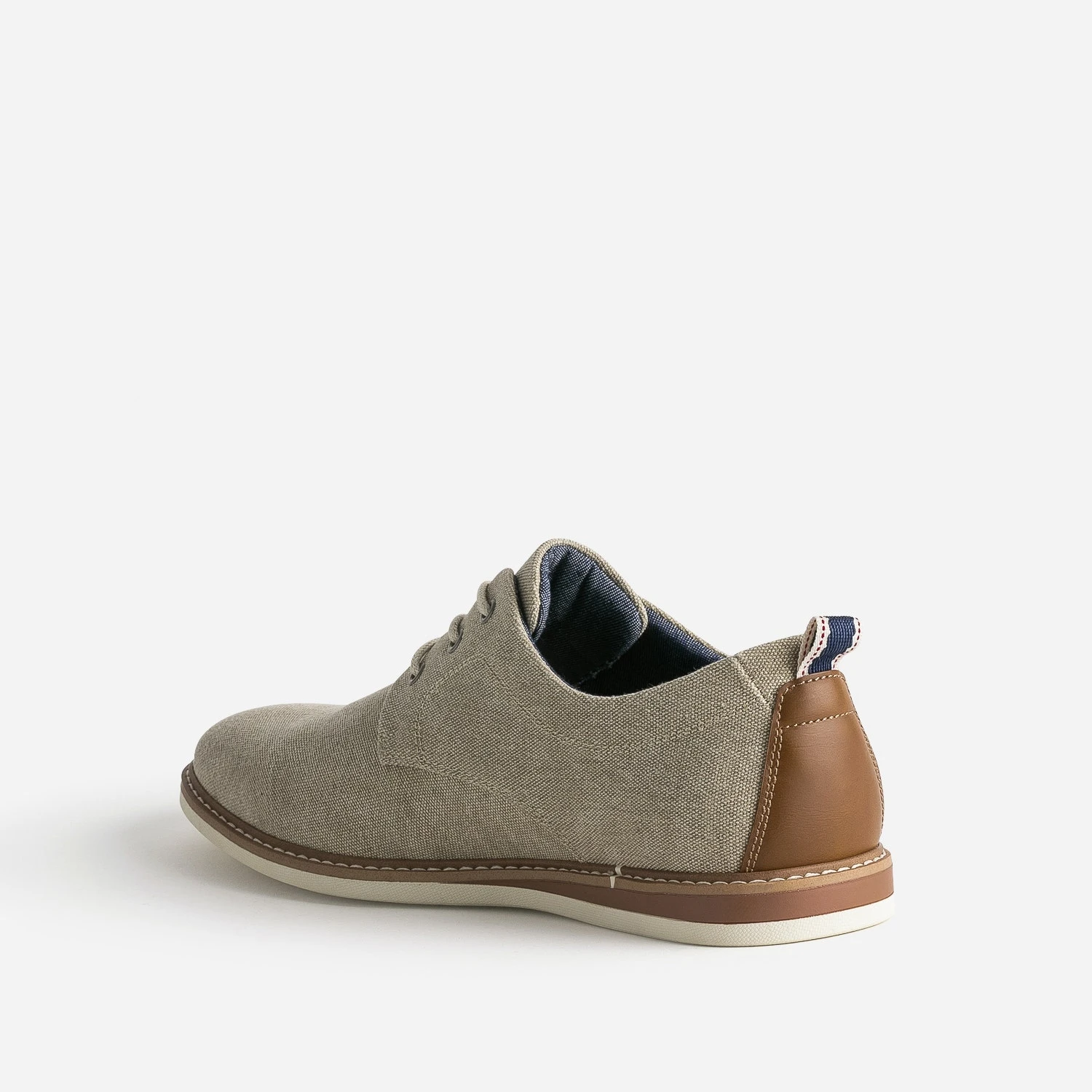 Derby Beige Chiné En Textile 6 Derby Beige Chiné En Textile – Image 4