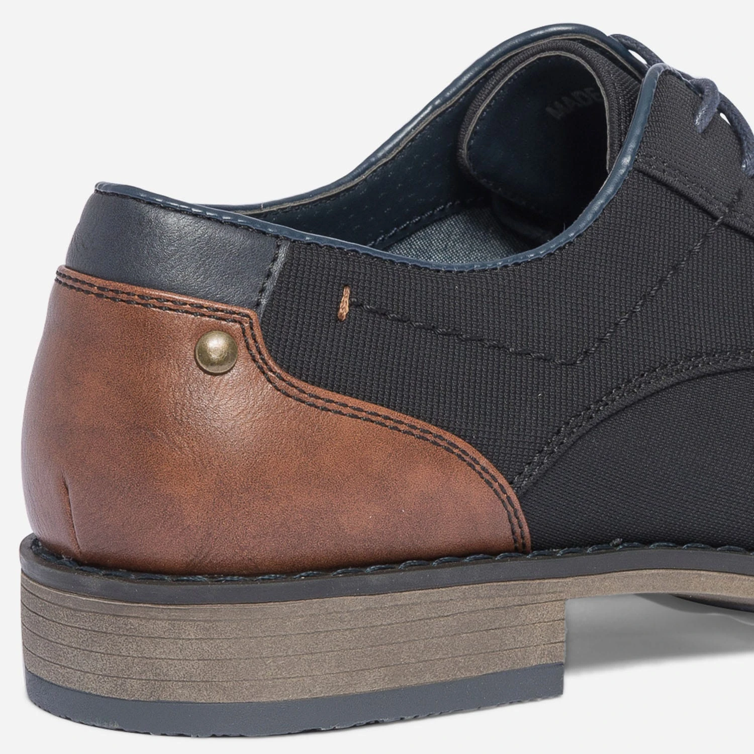 Derby Noir En Textile 9 Derby Noir En Textile – Image 7