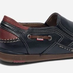 Slip-on FLUCHOS Bleu Marine En Cuir -Caprices Chaussures Boutique WWWERM 10271400354 5