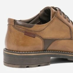 Derby Camel En Cuir -Caprices Chaussures Boutique WWWERM 10271400391 5