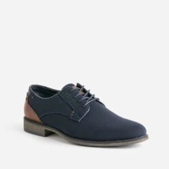 Derby Bleu Marine En Textile -Caprices Chaussures Boutique WWWERM 10271400396 2