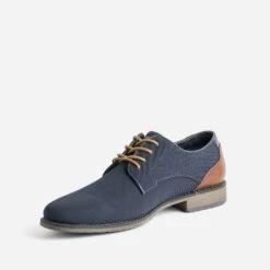 Derby Bleu Marine En Textile -Caprices Chaussures Boutique WWWERM 10271400396 3