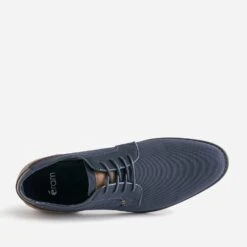 Derby Bleu Marine En Textile -Caprices Chaussures Boutique WWWERM 10271400396 5