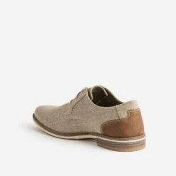 Derby Beige En Textile Chiné -Caprices Chaussures Boutique WWWERM 10271400399 3