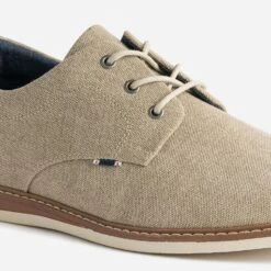 Derby Beige En Textile Chiné -Caprices Chaussures Boutique WWWERM 10271400399 5