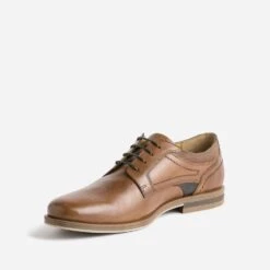 Derby Marron En Cuir -Caprices Chaussures Boutique WWWERM 10271400400 2