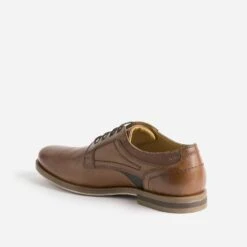 Derby Marron En Cuir -Caprices Chaussures Boutique WWWERM 10271400400 3