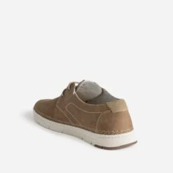 Derby Confort Beige Foncé En Cuir -Caprices Chaussures Boutique WWWERM 10271400401 3