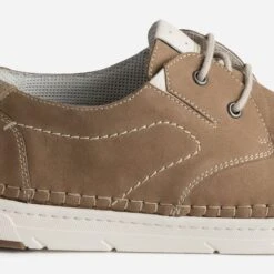 Derby Confort Beige Foncé En Cuir -Caprices Chaussures Boutique WWWERM 10271400401 5