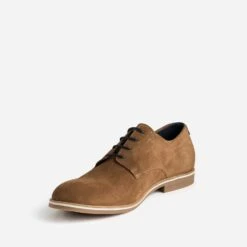 Derby Marron Clair éco-conçu En Cuir Velours 10 Derby Marron Clair éco-conçu En Cuir Velours -Caprices Chaussures Boutique WWWERM 10271400404 2