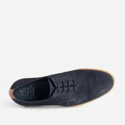 Derby Marine éco-conçu En Cuir Velours -Caprices Chaussures Boutique WWWERM 10271400405 4