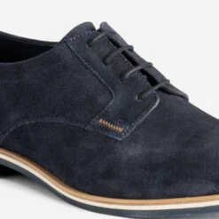 Derby Marine éco-conçu En Cuir Velours -Caprices Chaussures Boutique WWWERM 10271400405 5