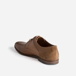 Derby Camel En Cuir -Caprices Chaussures Boutique WWWERM 10271400414 3