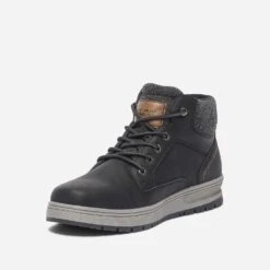 Boots à Lacet Noir Avec Col Textile 12 Boots à Lacet Noir Avec Col Textile -Caprices Chaussures Boutique WWWERM 10271880161 2