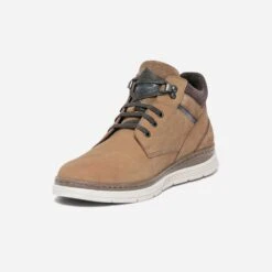 Boots à Lacet Camel En Cuir Nubuck -Caprices Chaussures Boutique WWWERM 10271880172 2