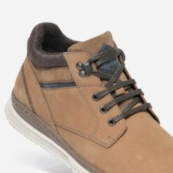 Boots à Lacet Camel En Cuir Nubuck -Caprices Chaussures Boutique WWWERM 10271880172 5