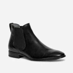 Chelsea Boots Cuir Noir -Caprices Chaussures Boutique WWWERM 10271950022 1