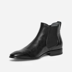 Chelsea Boots Cuir Noir -Caprices Chaussures Boutique WWWERM 10271950022 2