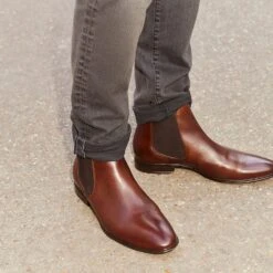 Chelsea Boots Marron En Cuir -Caprices Chaussures Boutique WWWERM 10271950060 8