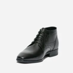 Chukka Boots Noir En Cuir -Caprices Chaussures Boutique WWWERM 10271950135 2