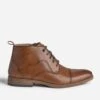 Chukka Boots Cognac En Cuir -Caprices Chaussures Boutique WWWERM 10271950149 0