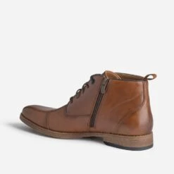 Chukka Boots Cognac En Cuir -Caprices Chaussures Boutique WWWERM 10271950149 3