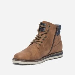 Boots Camel à Lacet -Caprices Chaussures Boutique WWWERM 10272010014 2