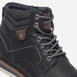 Boots Noir à Lacet -Caprices Chaussures Boutique WWWERM 10272010093 5