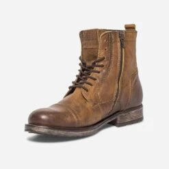 Boots JACK & JONES Marron En Cuir 10 Boots JACK & JONES Marron En Cuir -Caprices Chaussures Boutique WWWERM 10272010212 2
