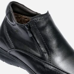 Boots FLUCHOS Noir En Cuir Fourré Avec Zips -Caprices Chaussures Boutique WWWERM 10272010385 5