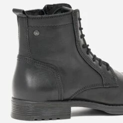 Boots à Lacet JACK & JONES Noir En Cuir -Caprices Chaussures Boutique WWWERM 10272010392 5