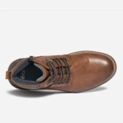 Boots à Lacet Cognac Sur Semelle Sport -Caprices Chaussures Boutique WWWERM 10272040180 4