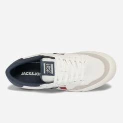 Tennis JACK & JONES Blanche Et Grise En Textile -Caprices Chaussures Boutique WWWERM 10272470201 4
