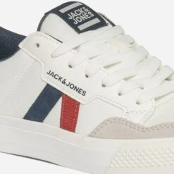 Tennis JACK & JONES Blanche Et Grise En Textile -Caprices Chaussures Boutique WWWERM 10272470201 5