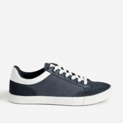 Tennis Bleu Marine En Toile