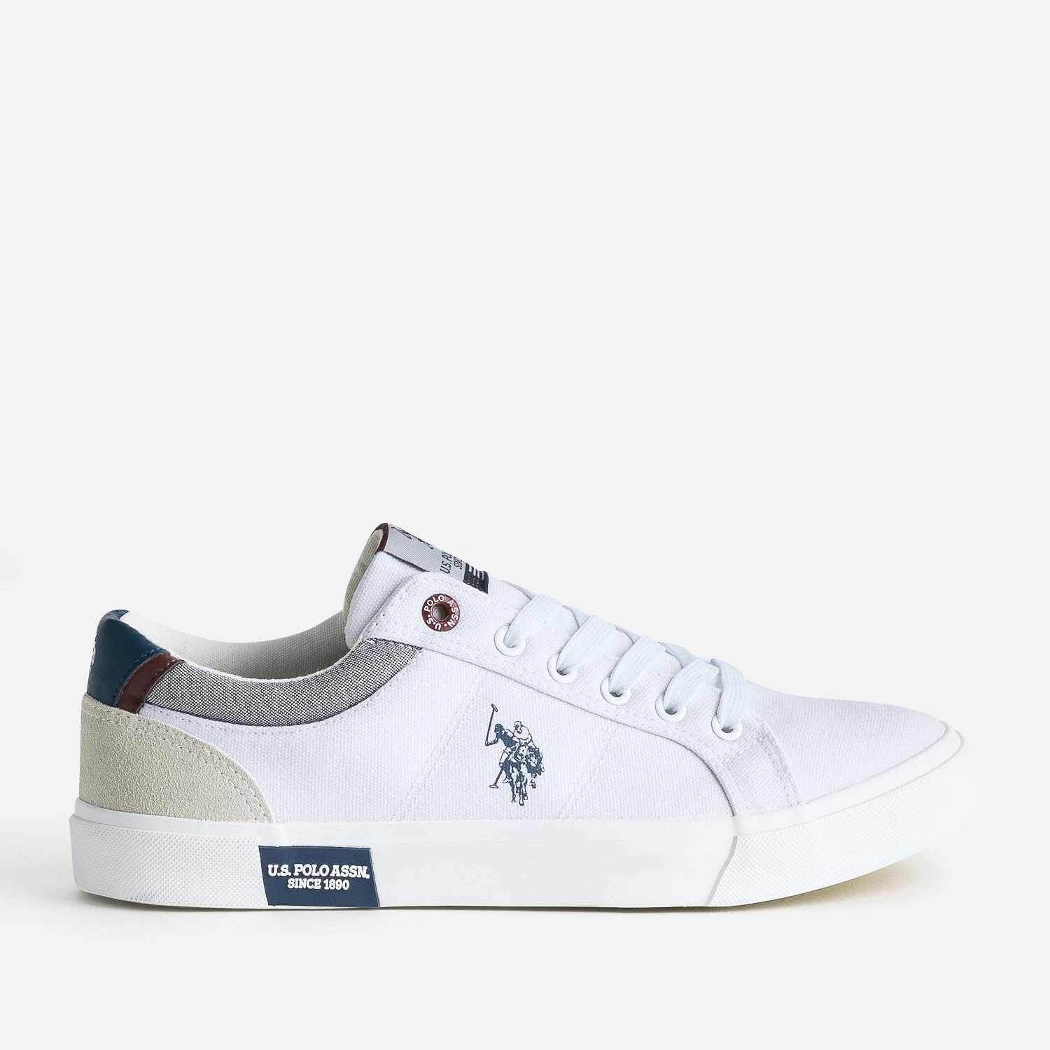 Tennis U.S. POLO ASSN. Blanche En Toile 3 Tennis U.S. POLO ASSN. Blanche En Toile