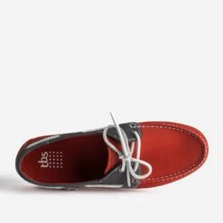 Chaussure-bateau TBS Rouge Et Bleu Marine En Cuir 12 Chaussure-bateau TBS Rouge Et Bleu Marine En Cuir -Caprices Chaussures Boutique WWWERM 10272510012 4