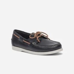 Chaussure Bateau Marine En Cuir -Caprices Chaussures Boutique WWWERM 10272510075 1