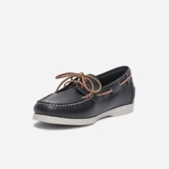 Chaussure Bateau Marine En Cuir -Caprices Chaussures Boutique WWWERM 10272510075 2