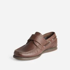 Chaussure-bateau FLUCHOS Cognac En Cuir à Scratch -Caprices Chaussures Boutique WWWERM 10272510084 2