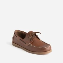 Chaussure Bateau Cognac En Cuir -Caprices Chaussures Boutique WWWERM 10272510085 1