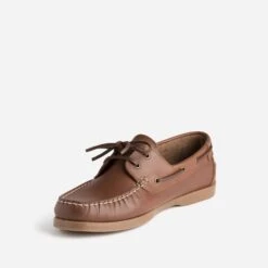 Chaussure Bateau Cognac En Cuir -Caprices Chaussures Boutique WWWERM 10272510085 2