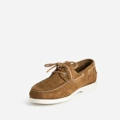 Chaussure Bateau Marron En Cuir Velours -Caprices Chaussures Boutique WWWERM 10272510087 2