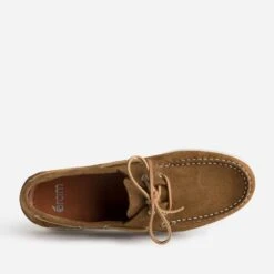 Chaussure Bateau Marron En Cuir Velours -Caprices Chaussures Boutique WWWERM 10272510087 4