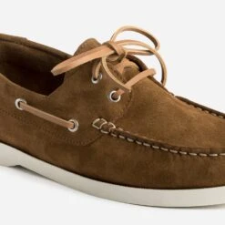 Chaussure Bateau Marron En Cuir Velours -Caprices Chaussures Boutique WWWERM 10272510087 5