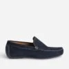 Mocassin Bleu Marine En Cuir Velours 1 Mocassin Bleu Marine En Cuir Velours -Caprices Chaussures Boutique WWWERM 10272580070 0