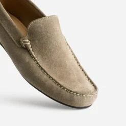 Mocassin Taupe En Cuir Velours -Caprices Chaussures Boutique WWWERM 10272580072 5